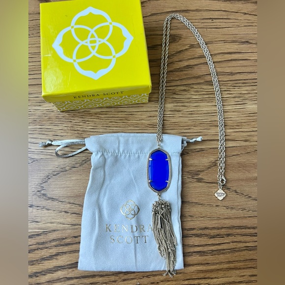 Kendra Scott Rayne Necklace • Cobalt Blue - Picture 3 of 4